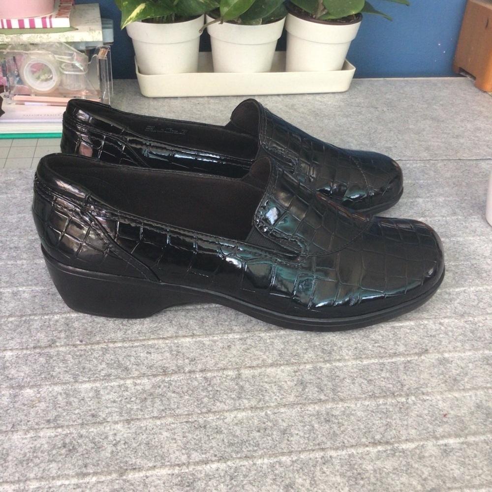 Black Clarks Clogs Shoes